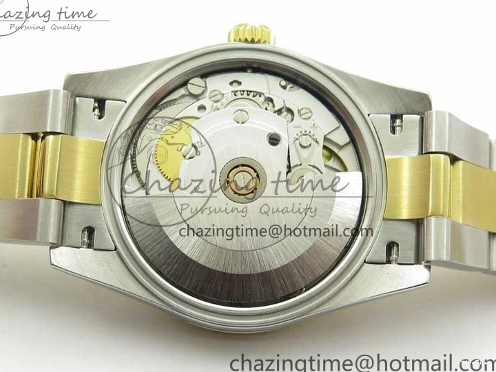 MiroTime 0127 SoftTouch Datejust 31mm 278273 SS YG BP Maker Best Edition Gray Diamonds Dial on SS YG Oyster Bracelet 2715